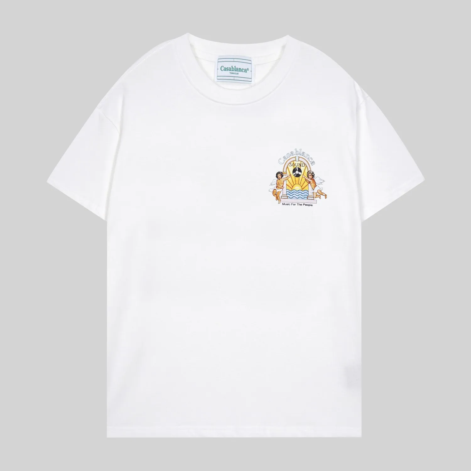 G # Casablanca* 2023 New Arrival T ， ， 。 ， 。 ， 。 ：Black White， S_XXXL ，